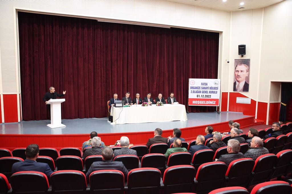 Vali Sonel, Fatsa OSB’nin Genel Kurul Toplantısına Katıldı