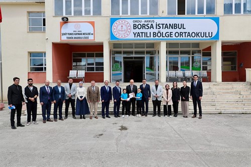 Vali Erol, Akkuş İlçemizdeki Eğitim Yatırımlarını İnceledi